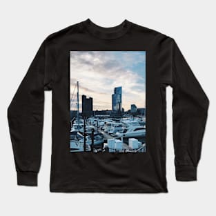 The Docks in Baltimore Long Sleeve T-Shirt